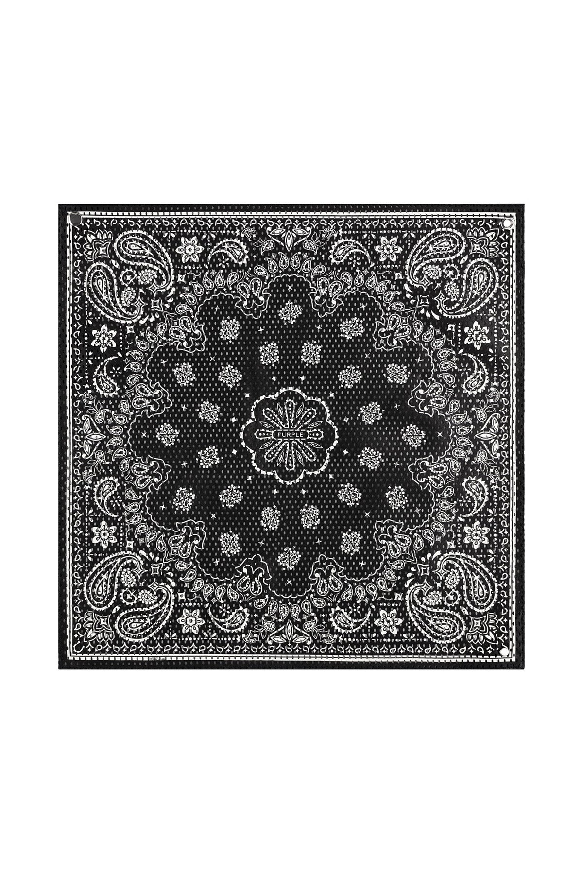Paisley Leather Bandana