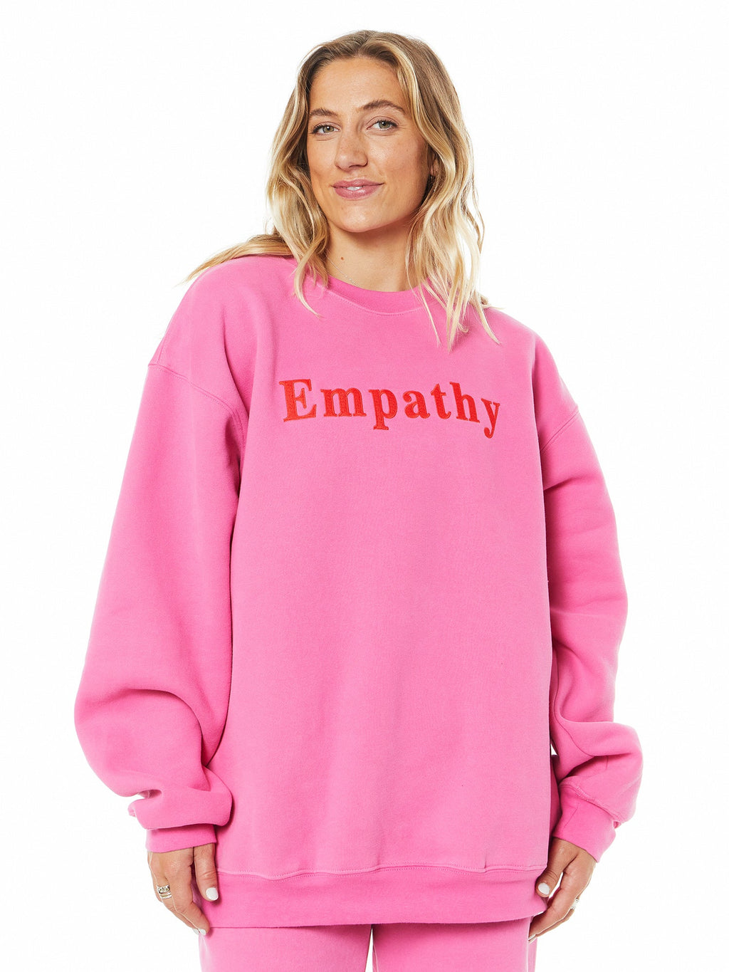 EMPATHY ALWAYS PINK CREWNECK