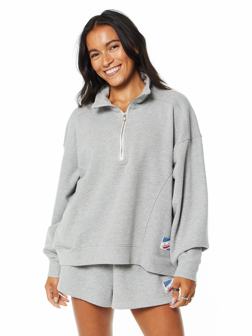 SERENA SHORT HEATHER GREY