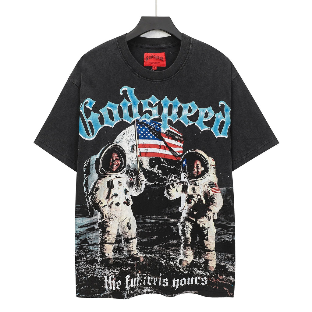 Godspeed Astronaut Graphic T-Shirt