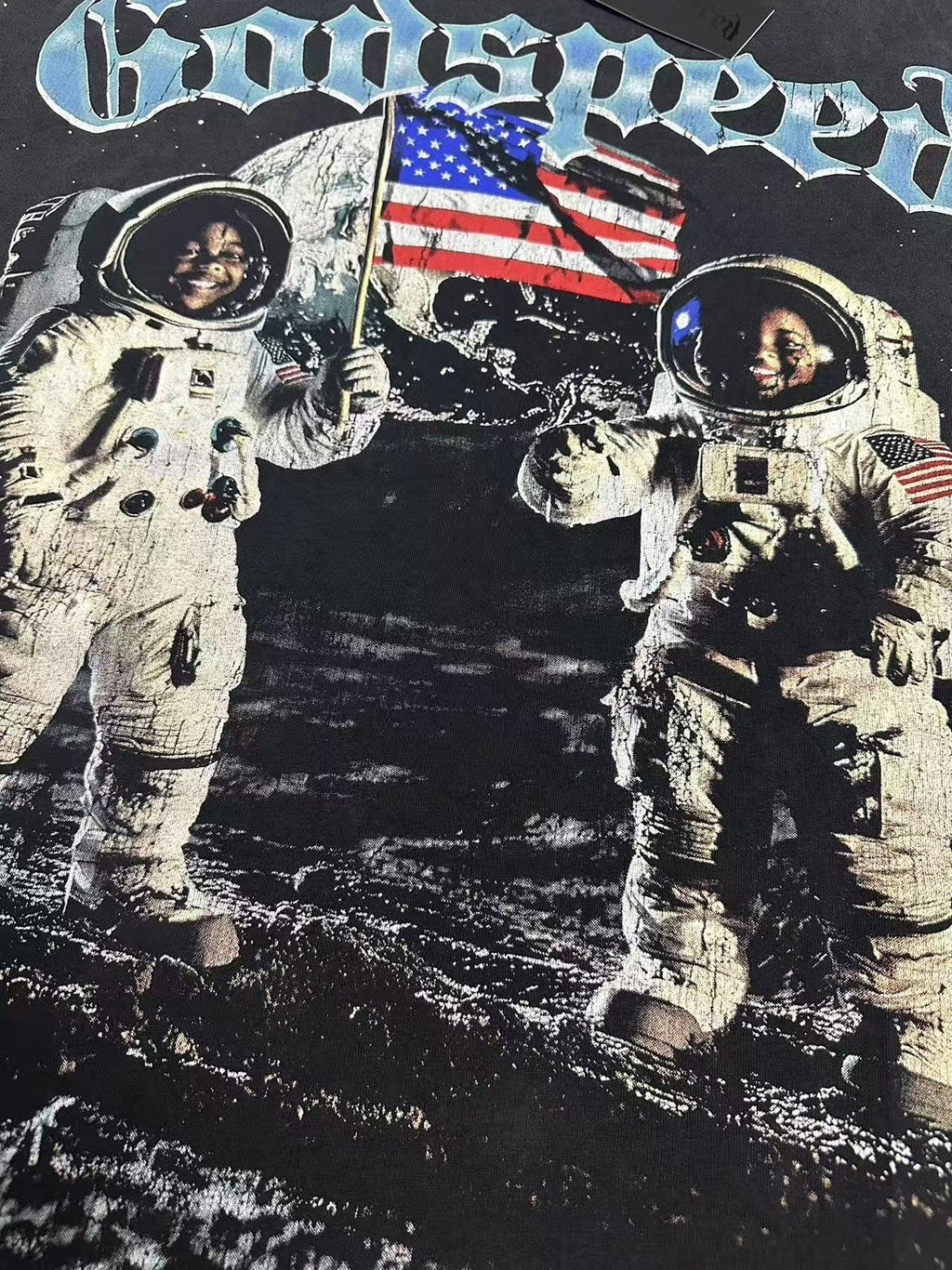 Godspeed Astronaut Graphic T-Shirt
