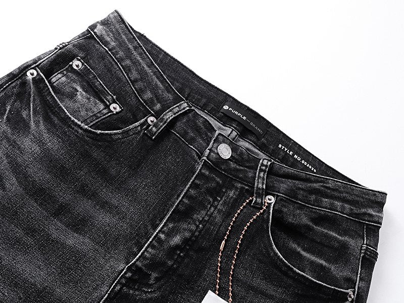 Purple Brand Floral Embroidered Flared Jeans