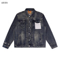 Purple Brand Bandana Trucker Denim Jacket