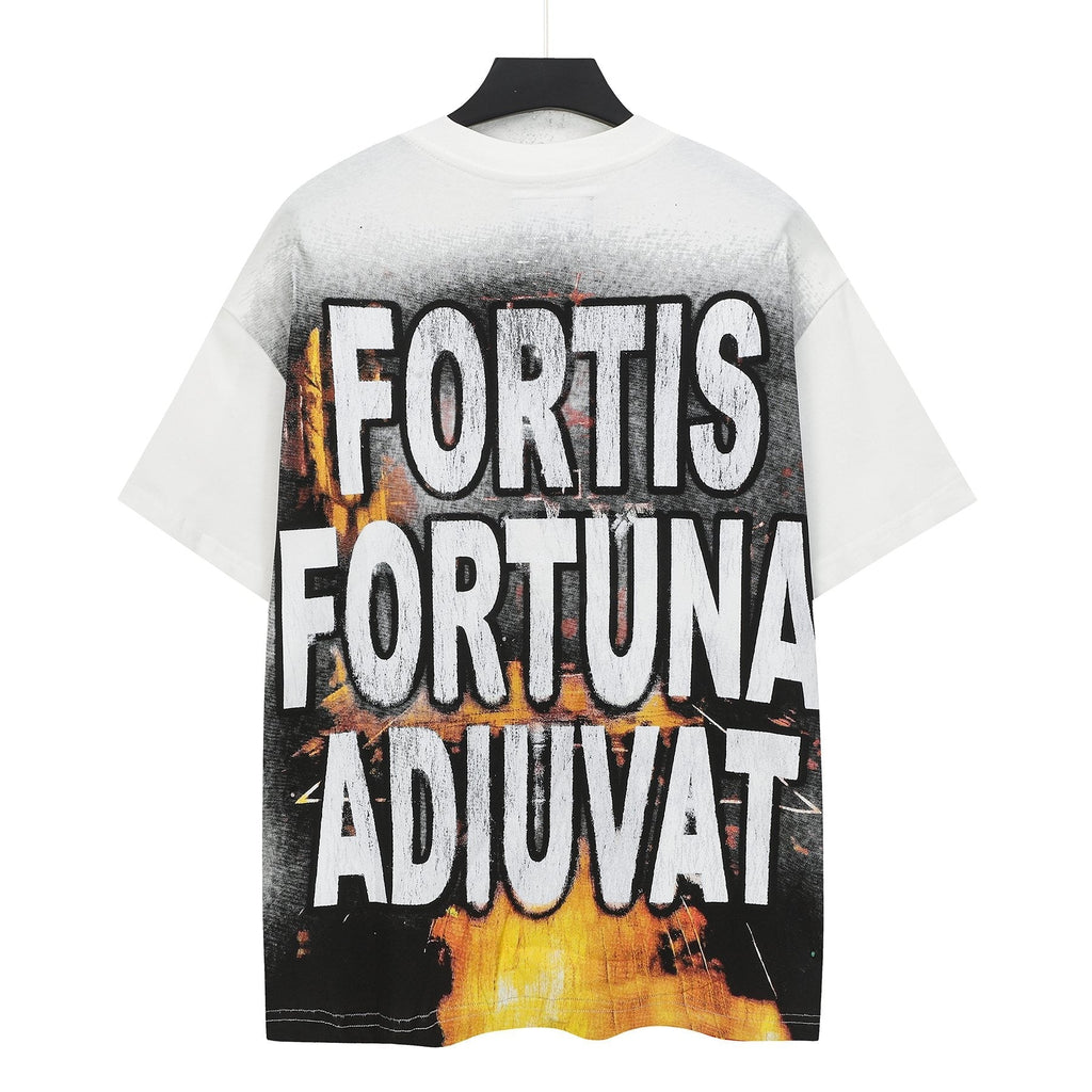 Godspeed Fortis Fortuna Adiuvat Graphic T-Shirt