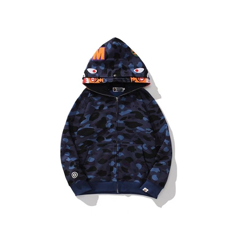BAPE Shark Camo Full-Zip Hoodie