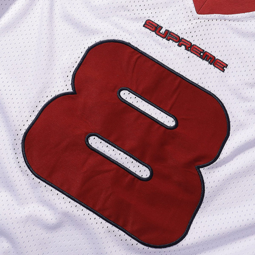 Supreme Number 8 Mesh Football Jersey T-Shirt