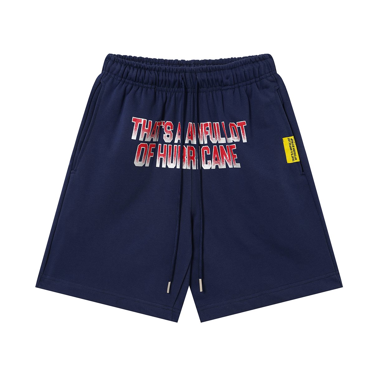 THAT'S A AWFUL LOT OF COUGH SYRUP Navy Graphic Shorts