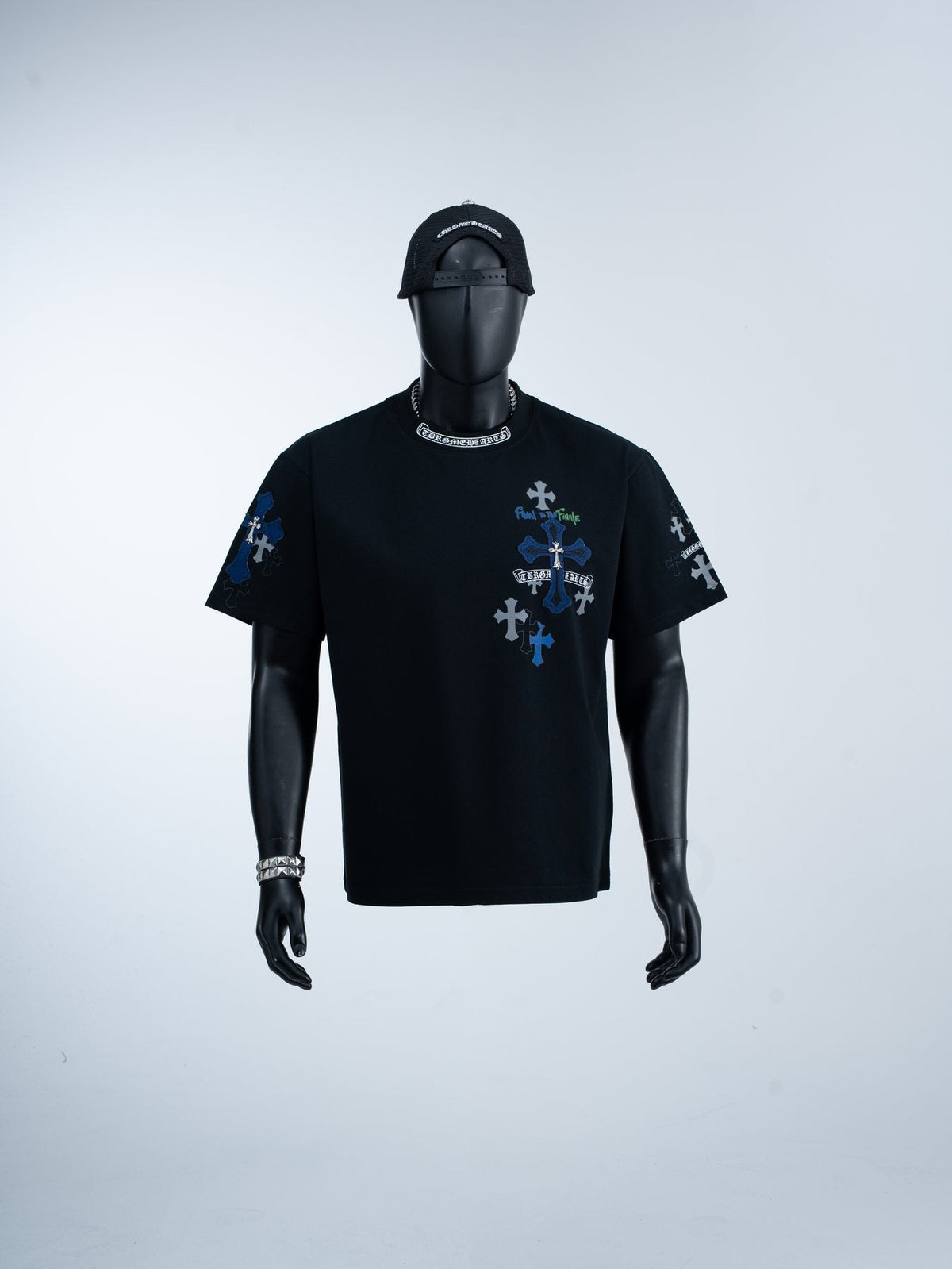 Chrome Hearts Cross Graphic Short-Sleeve T-Shirt