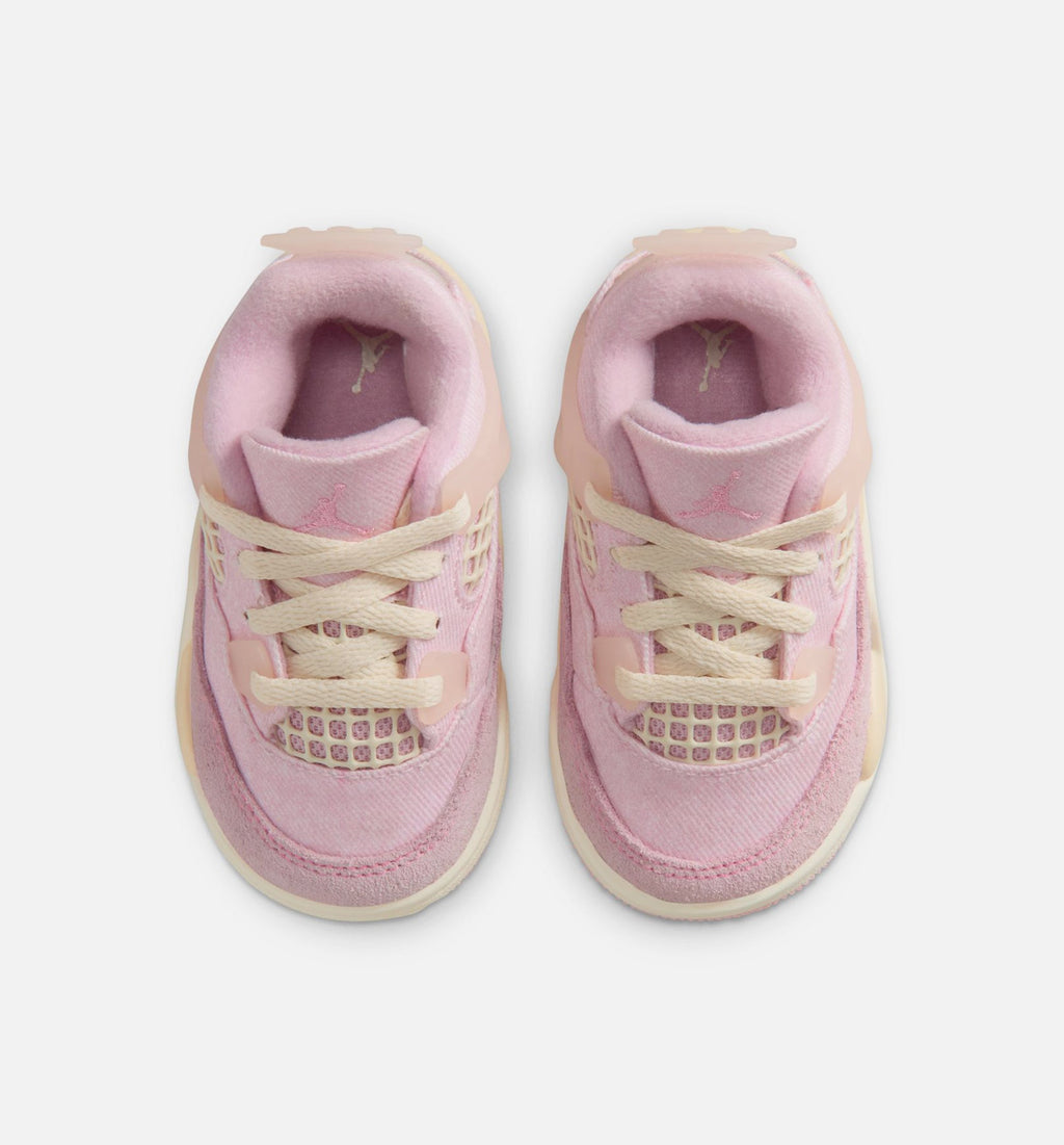 Air Jordan 4 Retro “Pink Pearl and Iced Carmine” Baby and Toddler Lifestyle Shoes