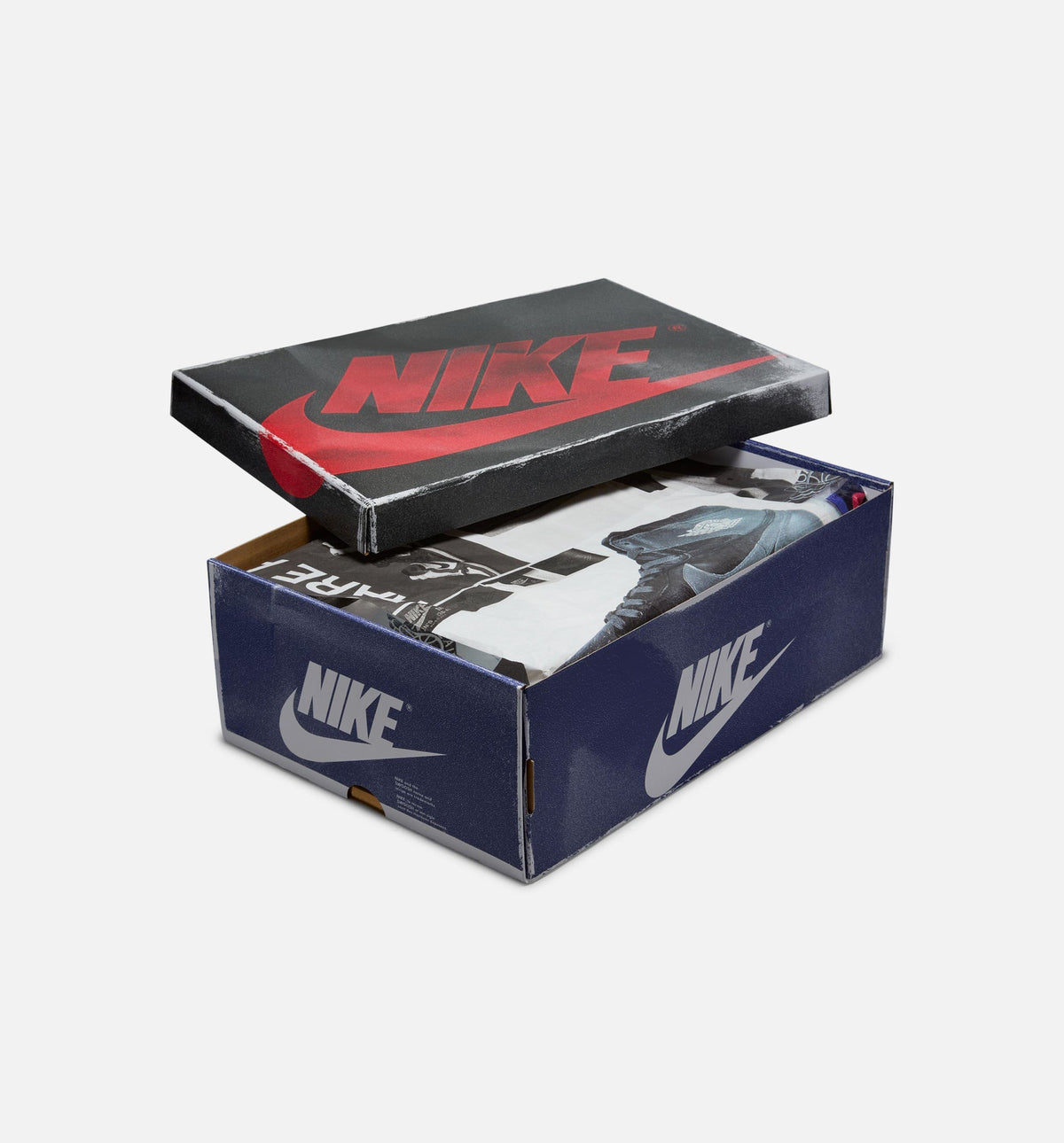 Air Jordan 1 Retro High OG Rare Air Deep Royal Blue Men's Lifestyle Shoes - White/Black/Neutral Grey/Deep Royal Blue