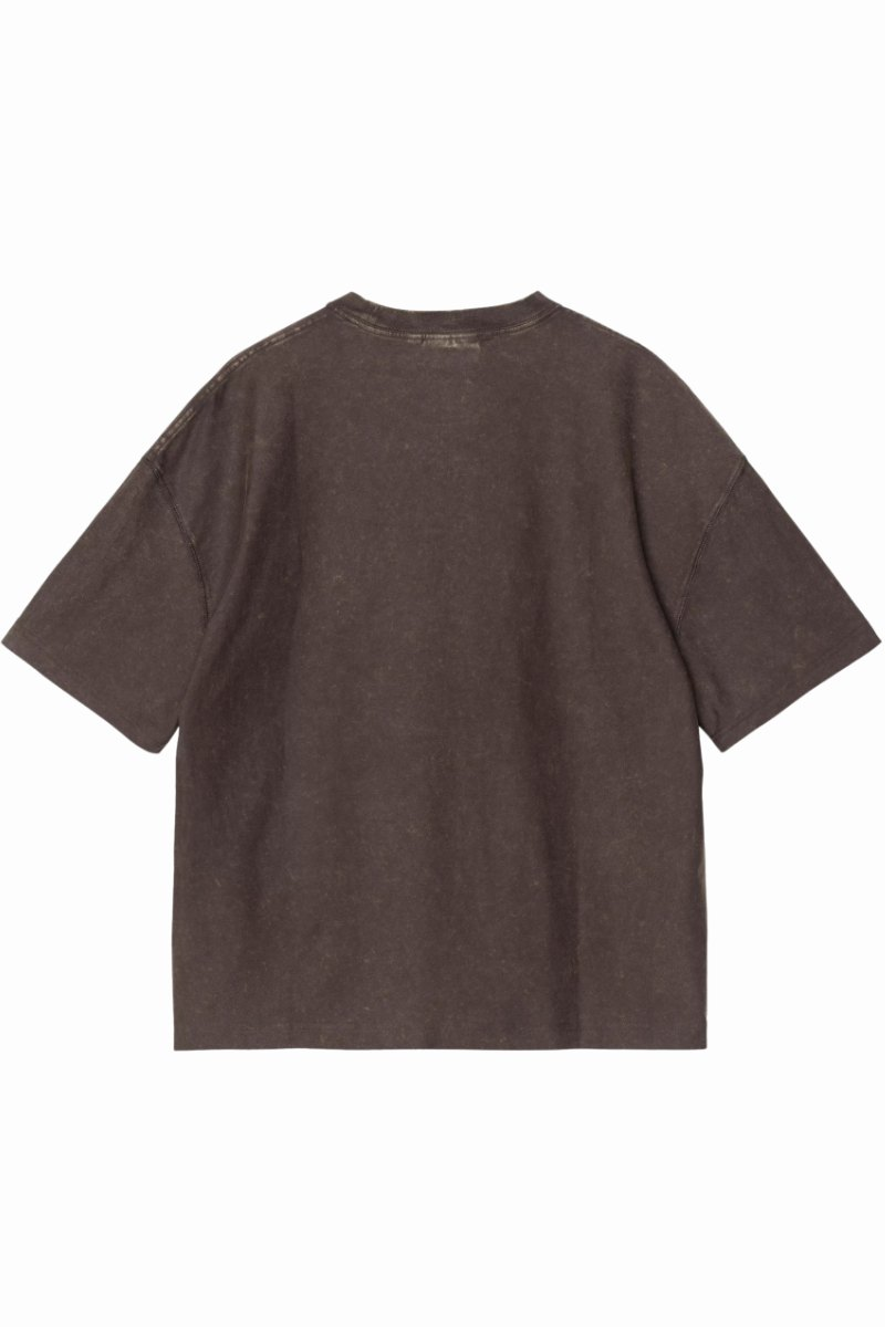CARHARTT WIP LAMBERT T-SHIRT Tobacco Moon Wash