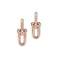 Tiffany Style Horseshoe 18K Gold-Plated Earrings