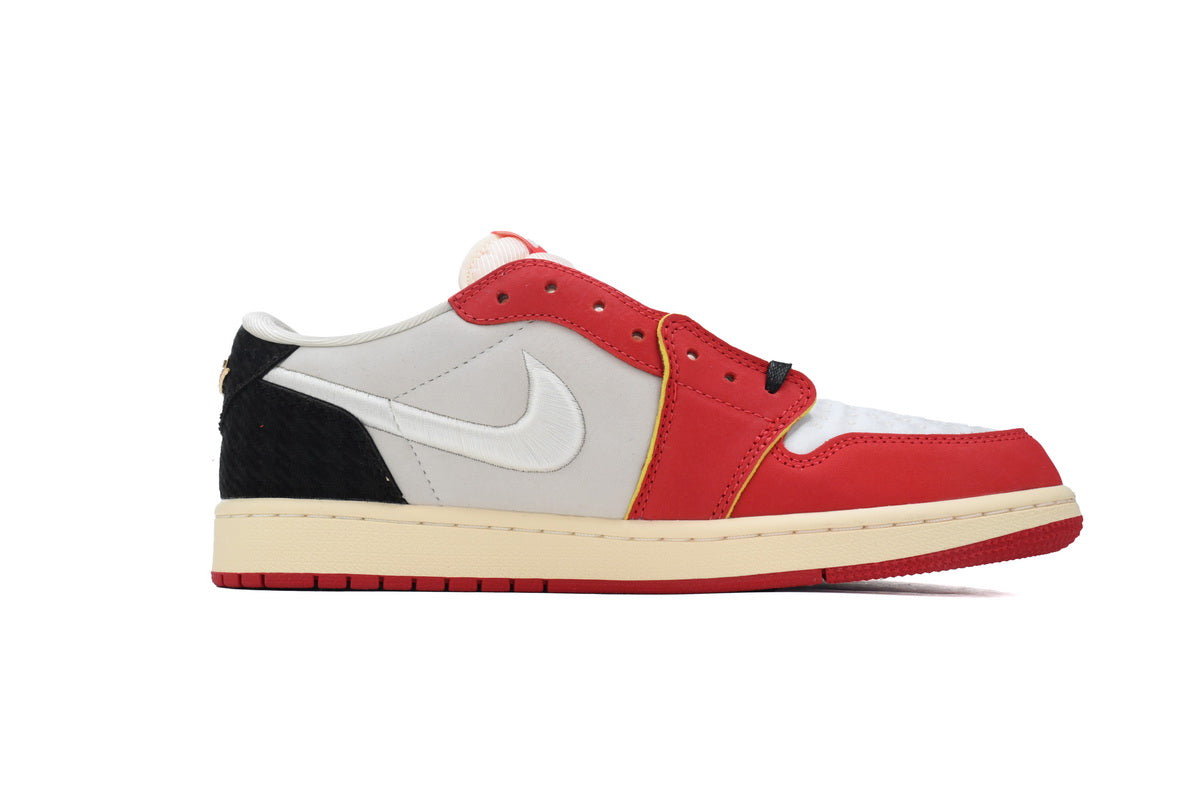 Trophy Room x Air Jordan 1 Retro Low OG SP 'Rookie Card - Home' Reps Sneaker HV6157-100