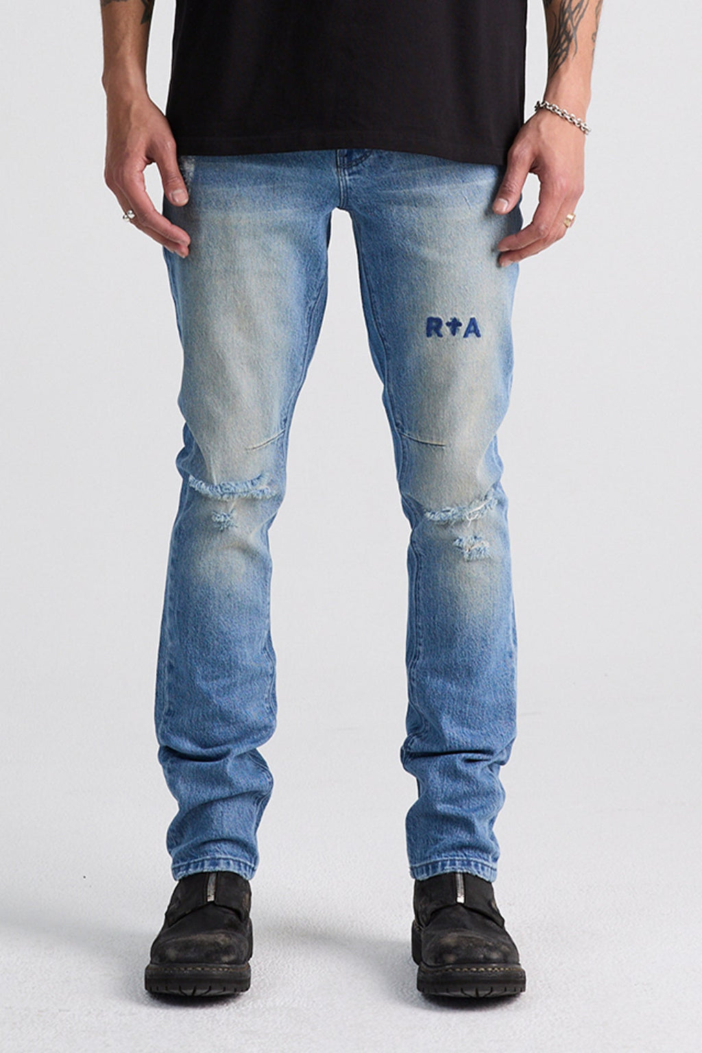 RTA Blue Haze Triple Cross Bryant Denim