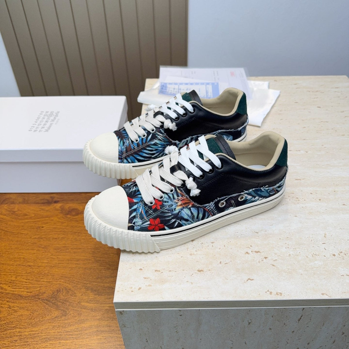 Maison Margiela Floral Panel Sneakers