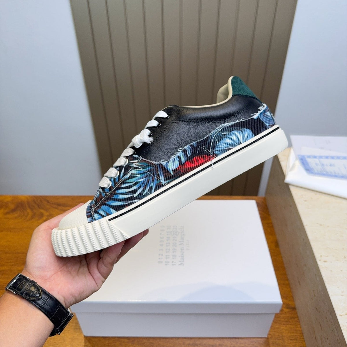 Maison Margiela Floral Panel Sneakers
