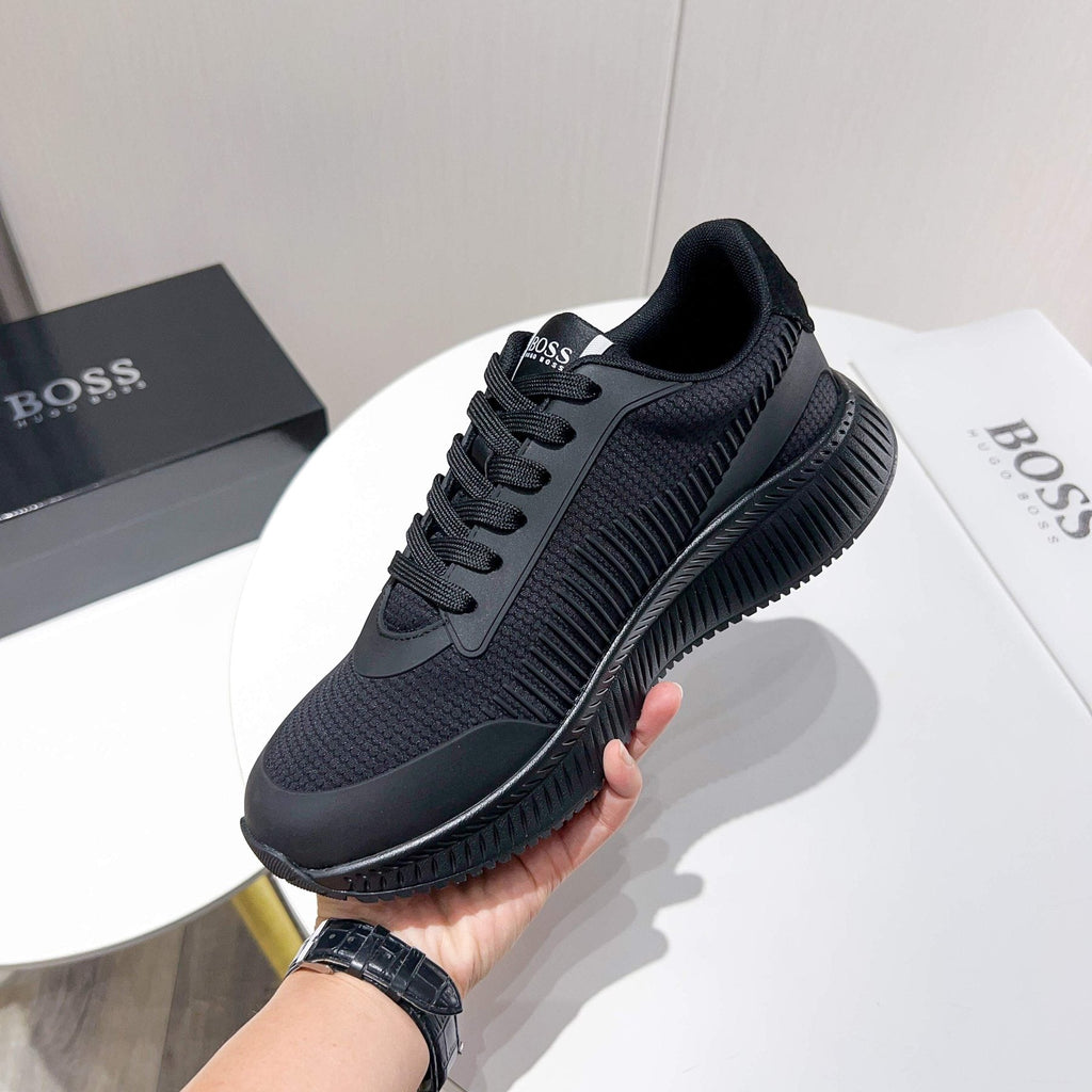 Hugo Boss Black Knit Sneakers