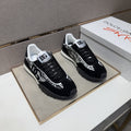 Dolce & Gabbana Logo Panel Low-Top Sneakers - Black and White