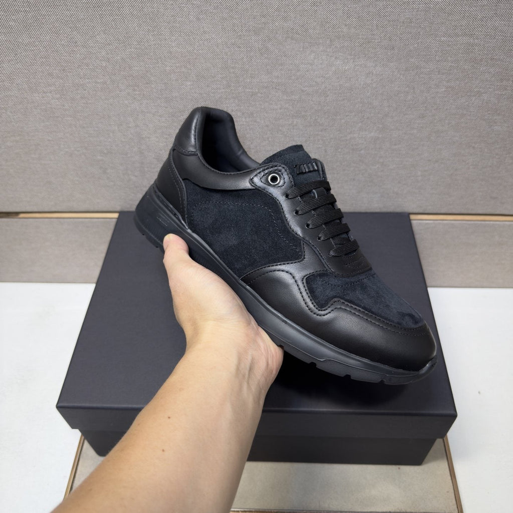ZILLI Men's Paneled Low-Top Sneakers
