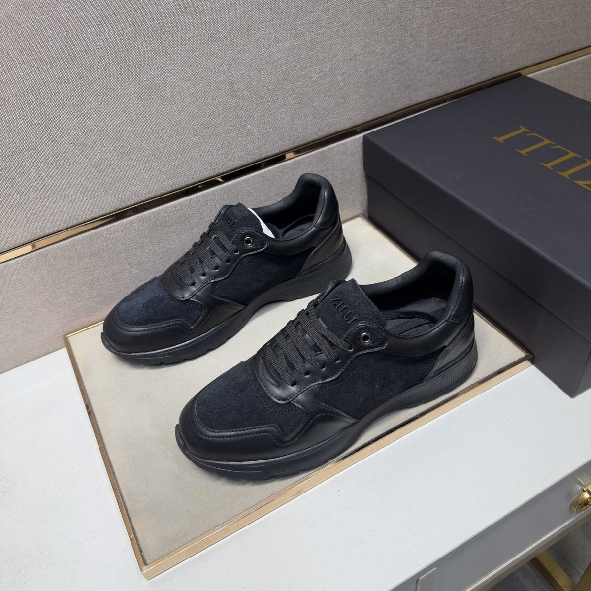 ZILLI Men's Paneled Low-Top Sneakers