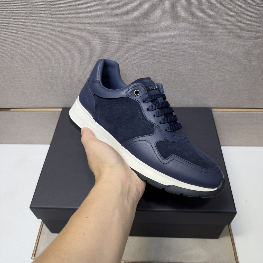 ZILLI Men's Paneled Low-Top Sneakers