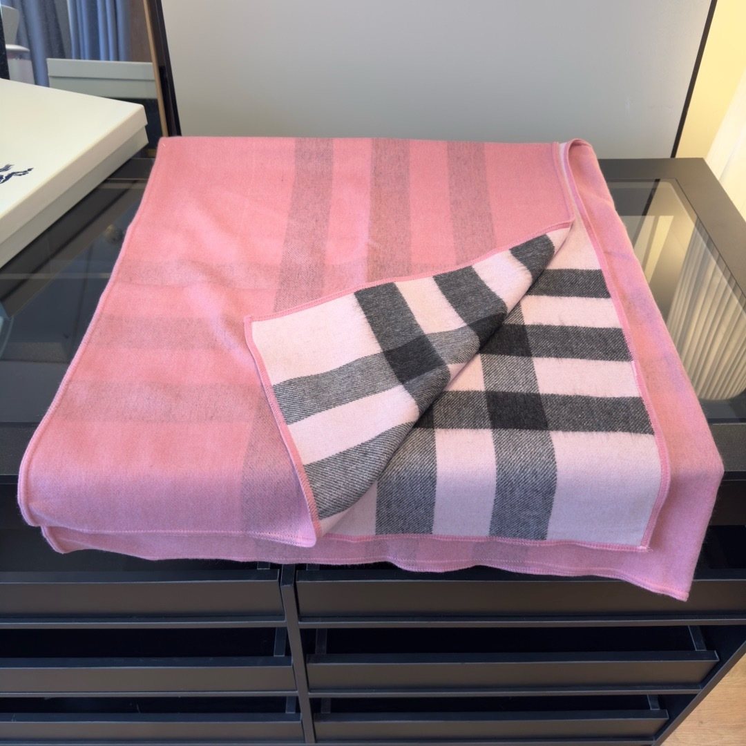 Burberry Reversible Color-Block Poncho