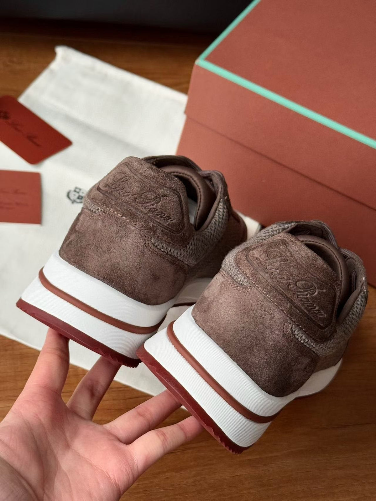 Loro Piana Week End Walk Knit Sneaker
