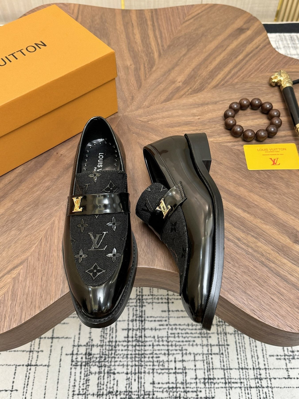 Louis Vuitton Monogram Buckle Loafers - Rounded Toe