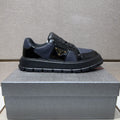 Prada Men's Paneled Low-Top Sneakers - Thick Lugged Outsole