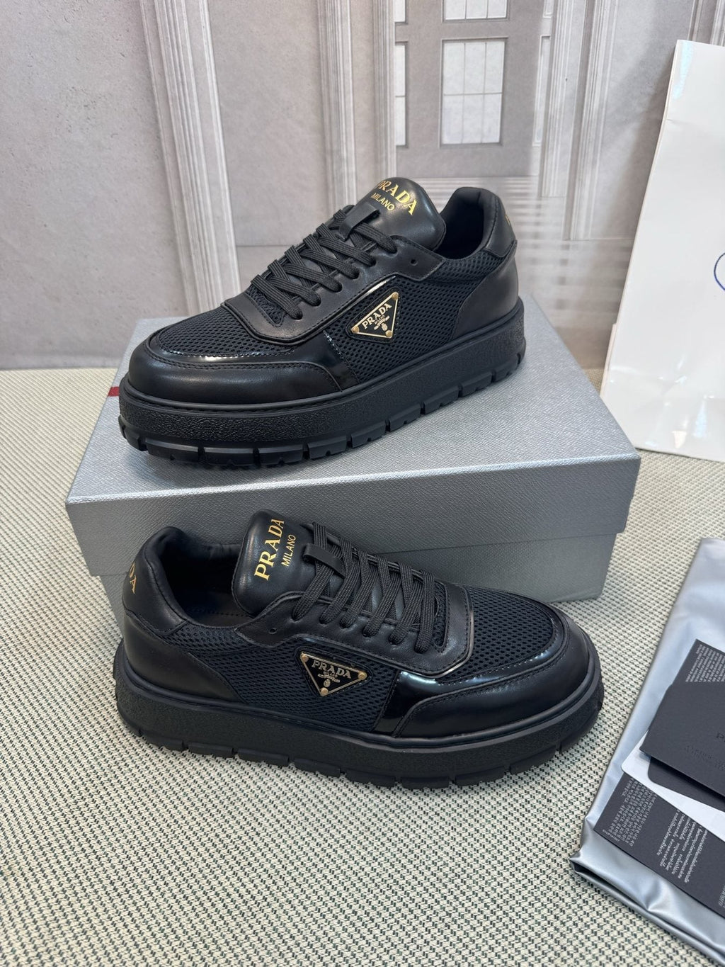 Prada Lug Sole Sneakers