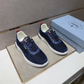 Prada Men's Paneled Low-Top Sneakers