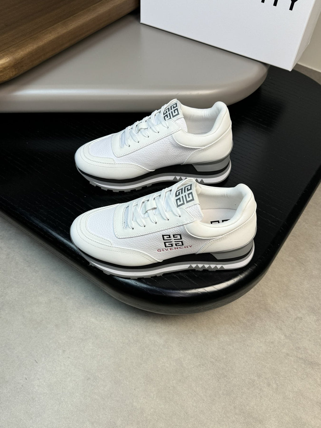 Givenchy Paneled Low-Top Sneakers