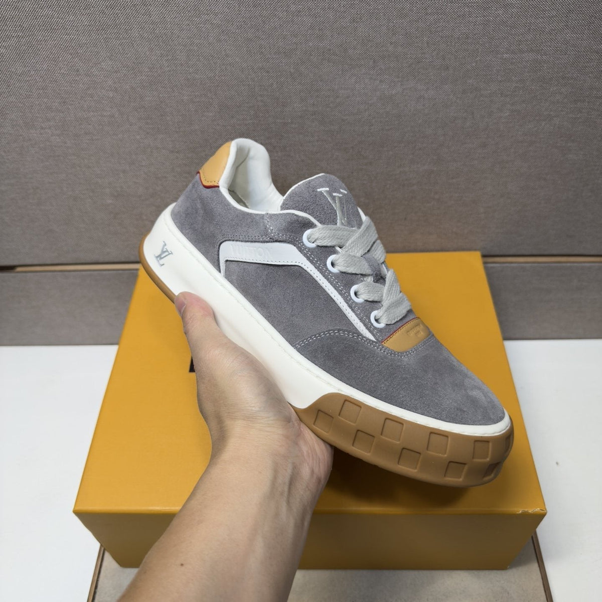 Louis Vuitton Men's Paneled Low-Top Sneakers