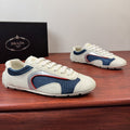 Prada Mesh Panel Low-Top Sneakers - Rubber Sole