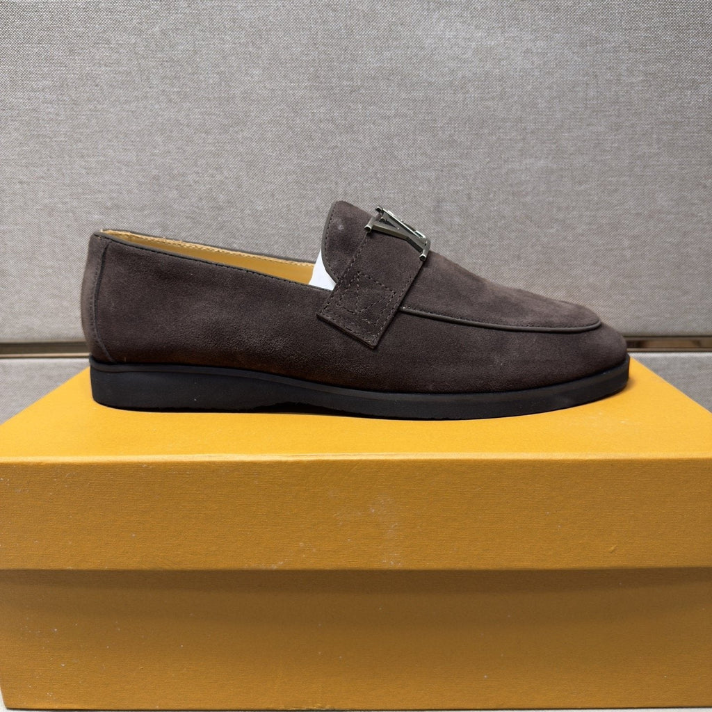 Louis Vuitton Metal-Accent Slip-On Loafers