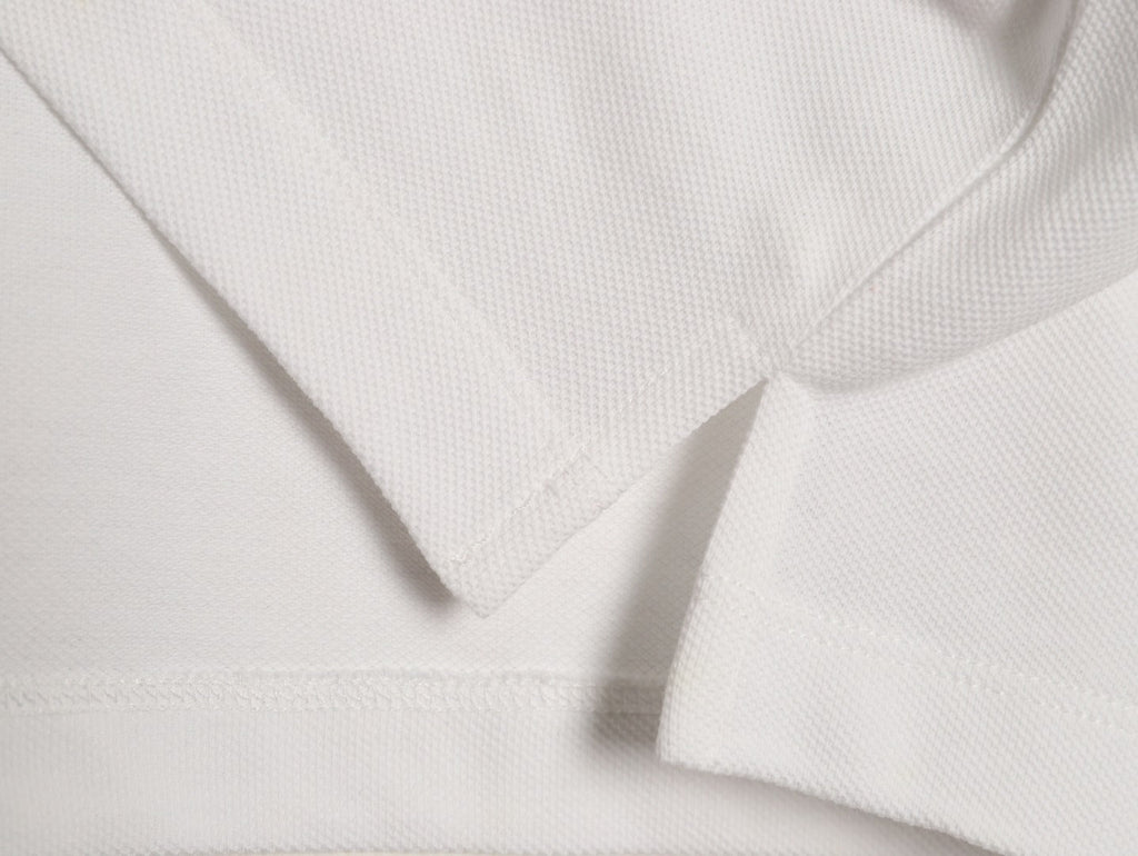 Louis Vuitton Classic Small-Logo Embroidered Polo - White
