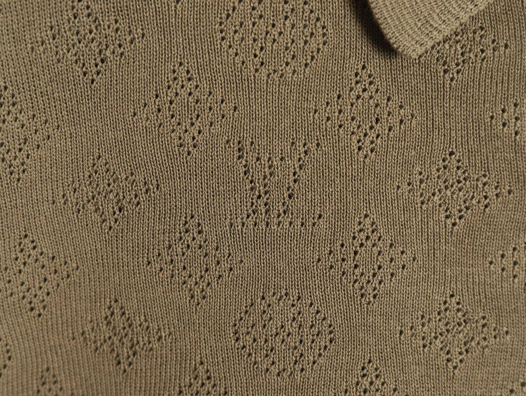 Louis Vuitton Chest-Pocket Detail Short-Sleeve Polo Shirt - Khaki